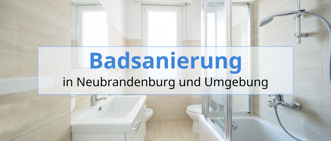 Semax Header mit dem Schriftzug "Badsanierung in Neubrandenburg und Umgebung"